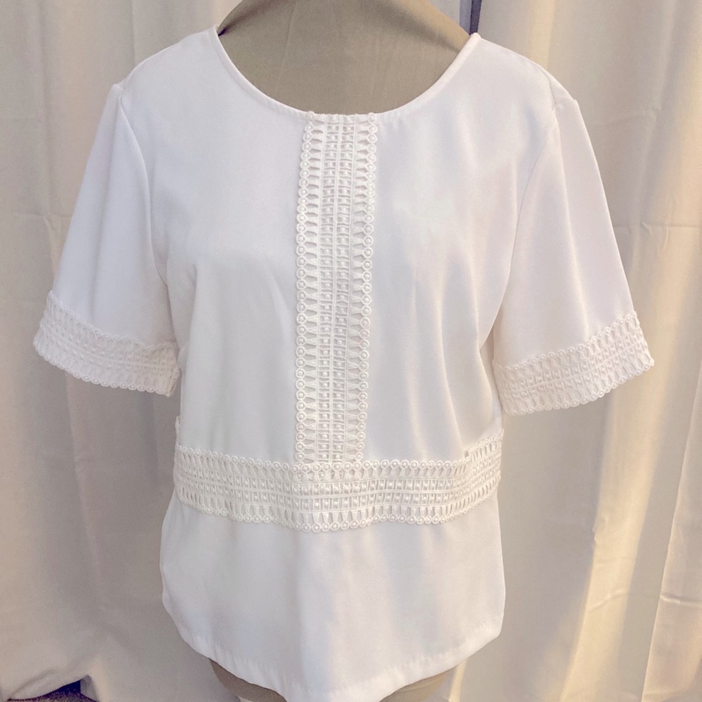 Classy ivory blouse